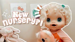 Making A New Baby Alive Doll Nursery// 