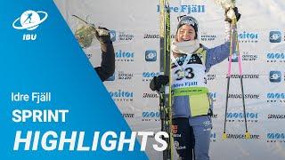 IBU Cup 21/22 Idre Women Sprint 1 Highlights