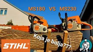 STIHL MS180 VS MS 230 KOJA SE VISE ISPLATI???