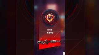 Impossible  Nepal Awm Top 1 Awm King  DDF Garena Freefire#shorts#short#gunvsgun#freefire#trending#