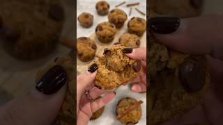 Cinnamon Sugar Banana Bread Muffins with Dark Chocolate Chips - Happy Bake Day
