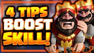 4 Tips To Boost SKILL In Clash Royale For Beginners Guide!