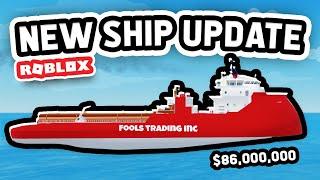 NEW HEAVY LIFT SHIP Update in Roblox Shipping Lanes