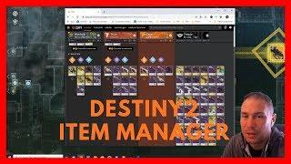 Destiny Item Manager - Tool für Destiny2 Pro Spieler