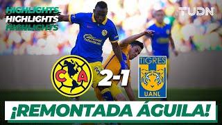 América 2-1 Tigres - HIGHLIGHTS | Tour Águila 2023 | TUDN