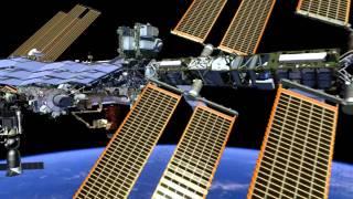 Fly Around International Space Station