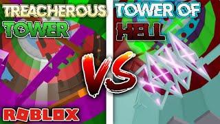 Tower of Hell V.S. Treacherous Tower! [ Gameplay ]