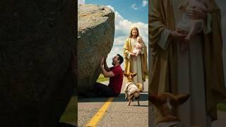 The Little Savior: A Puppy Stops the Car, Is Beaten… Then Comes Jesus’s Answer