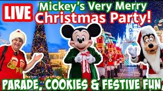 Live: Mickey's Very Merry Christmas Party Night! - Part 2 - Magic Kingdom - Disney World Livestream