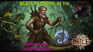 27 Divines per hour running this. Beast farming GUIDE.PoE Phrecia