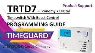 Timeguard TRTD7 Programming Instructions (Old Model)