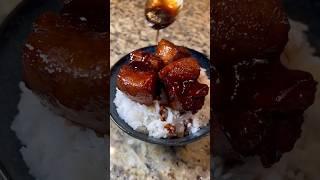 Chinese red braised pork belly ️