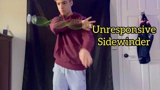 Unresponsive Sidewinder(Sideways DNA) yo-yo trick tutorial