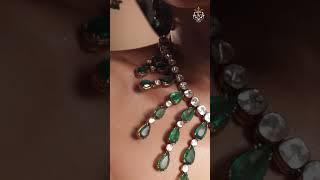 Ophelia | The Emerald Chronicles | ICONIC EMERALD & POLKI JEWELLERY | UNCUT DIAMONDS