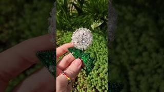  White dandelion (a master class on a brooch is on the channel)