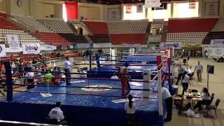 Fatih Mehmet Şahin vs Cebrail Gençoğlu - Türkiye Kick Boks Şampiyonası 2014 GAZİANTEP