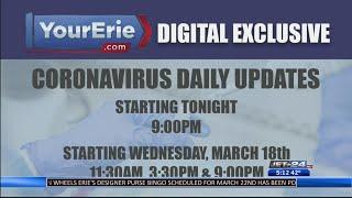 Don’t miss YourErie.com’s digital daily live streams on COVID-19