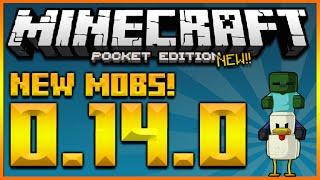 MINECRAFT POCKET EDITION 0.14.0 - NEW EXCLUSIVE MOBS ZOMBIE JOCKEYS FULL GUIDE (MCPE 0.14.0)