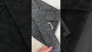Emo Vintage Korean Leather Mini Skirt: Aesthetic Fairy Grunge A-Line - Low Waist Alt Fashion Black
