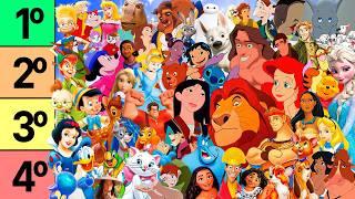 TODOS FILMES da DISNEY RANKEADOS!