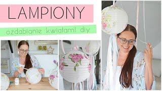 Lampiony z kwiatami z serwetek | #DIY 40 | HAART #lampiony #decoupage