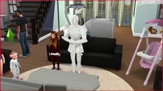 Placing Sims 4 Teleport statue to pose