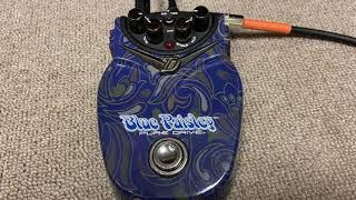 Rare Danelectro Blue Paisley Pure Drive Overdrive Pedal