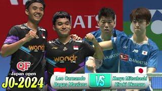 Leo Rolly Carnando/Bagas Maulana vs Kenya Mitsuhashi/ Hiroki Okamura || QF Japan Open 2024