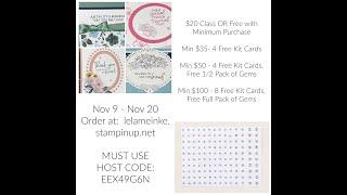Free Online Card Class - Framed Florets