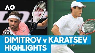 Grigor Dimitrov vs Aslan Karatsev Match Highlights (QF) | Australian Open 2021