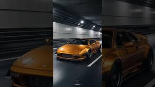 An icon reimagined. The Lotus Esprit, widebody beast slicing through the tunnel