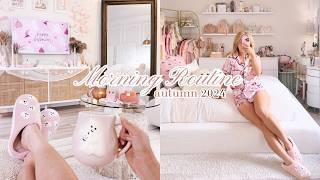 7 AM FALL MORNING ROUTINE 2024  spend a cozy, aesthetic + productive morning with me