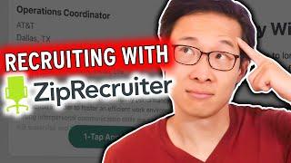 How to Recruit using Ziprecruiter!  Explained by Recruiter