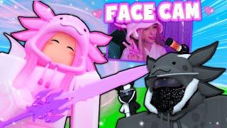 BF and GF Turn into PRO AXOLOTLS with FACECAM... (Roblox Bedwars)