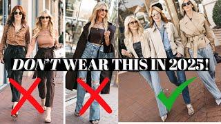 10 Items Out of Style in 2025  & What to Wear Instead | Fashion Over 40
