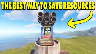 RUST - THE BEST WAY TO SAVE RESOURCES | RUST BUILDING TRIKS/TIPS 2022