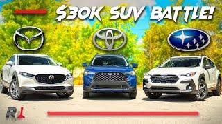 2024 Subaru Crosstrek vs Mazda CX-30 vs Toyota Corolla Cross Comparison!