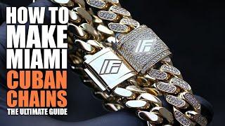 How To Make Miami Cuban Chains & Bracelets - Real Gold & Diamonds (Icebox, TV JOHNNY)