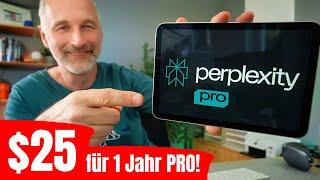 1 Jahr Perplexity Pro für 25 USD mit diesem Trick – selbst ausprobiert!