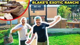 Exploring a DANGEROUS Exotic Animal Ranch in FLORIDA!!! (ft. Blake's Exotic Animal Ranch)