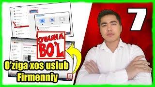 O'ziga xos uslub / Firmenniy yasash (Logotif) Youtubedan pul topish