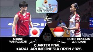 AMAZING QF Akane YAMAGUCHI (JPN) vs P WARDANI (INA)[W] KAPAL API Indonesia Open 2025 Badminton