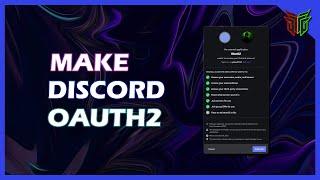 How To Make a Discord OAuth2 | NPM & NODEJS