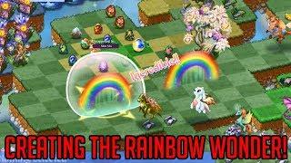 Creating The Rainbow Wonder! (Max Level 19 Life Trees) | Merge Dragons