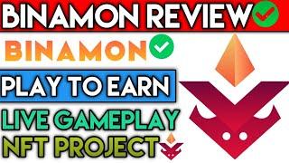 Binamon NFT Project Review || Playing NFT || Live Playing || TechnoQasim