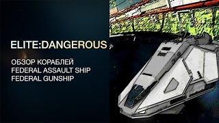 Elite:Dangerous - Обзор кораблей - Federal Assault Ship / Federal Gunship