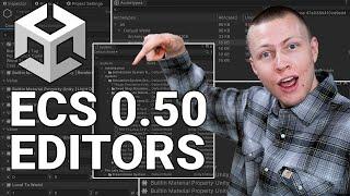 ECS 0.50 AWESOME New Editor Windows - Unity DOTS Tutorial 2022