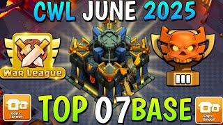 Best 7 OP TH17 WAR/Cwl Base With Proof| Anti 2 STAR TOURNAMENT BASE | TH17 NEW WAR CWL BASES