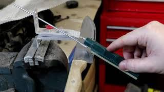 How to sharpen a knife using a Lansky sharpening system