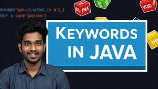 Keywords in java explained in hindi